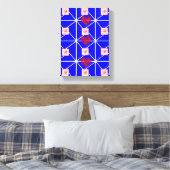 Moederdag Canvas met gerasterd Canvas (Insitu (Slaapkamer))