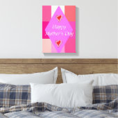 Moederdag Canvas met gerasterd Canvas (Insitu (Slaapkamer))
