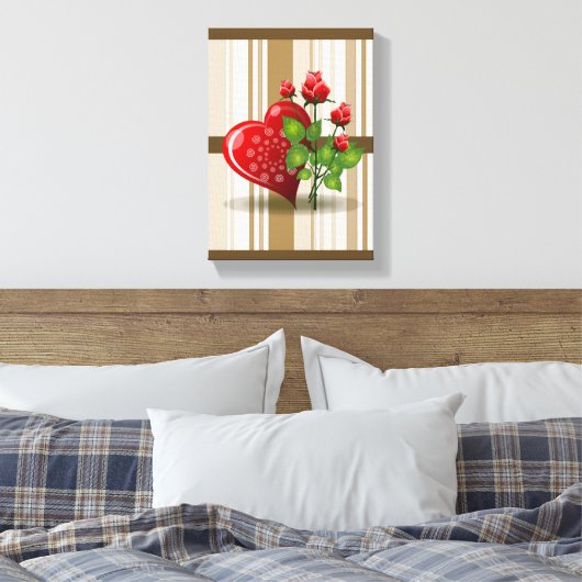 Moederdag Canvas met gerasterd Canvas (Insitu (Slaapkamer))