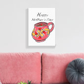 Moederdag Canvas met gerasterd Canvas (Insitu (Woonkamer))