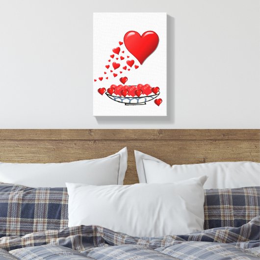 Moederdag Canvas met gerasterd Canvas (Insitu (Slaapkamer))