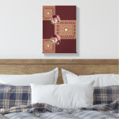 Moederdag Canvas met gerasterd Canvas (Insitu (Slaapkamer))