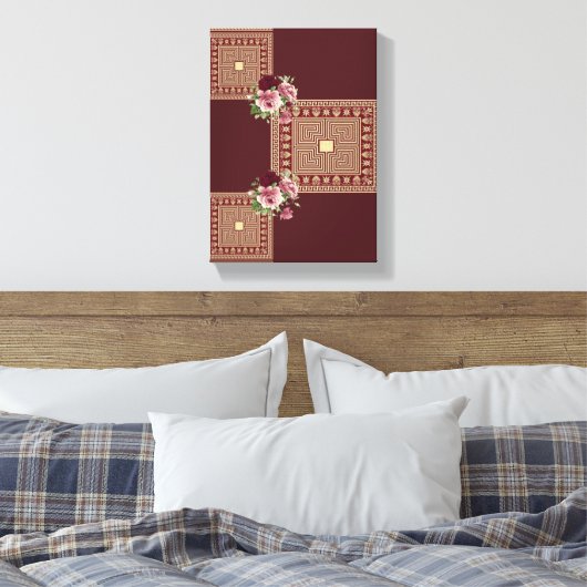 Moederdag Canvas met gerasterd Canvas (Insitu (Slaapkamer))