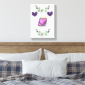 Moederdag Canvas met gerasterd Canvas (Insitu (Slaapkamer))