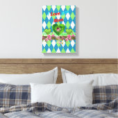 Moederdag Canvas met gerasterd Canvas (Insitu (Slaapkamer))