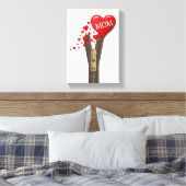 Moederdag Canvas met gerasterd Canvas (Insitu (Slaapkamer))
