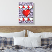 Moederdag Canvas met gerasterd Canvas (Insitu (Slaapkamer))