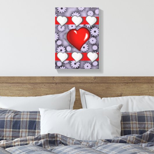 Moederdag Canvas met gerasterd Canvas (Insitu (Slaapkamer))