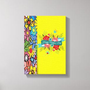 Moederdag Canvas met gerasterd Canvas