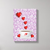 Moederdag Canvas met gerasterd Canvas (Voorkant)