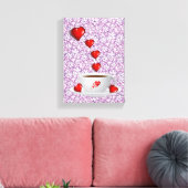 Moederdag Canvas met gerasterd Canvas (Insitu (Woonkamer))