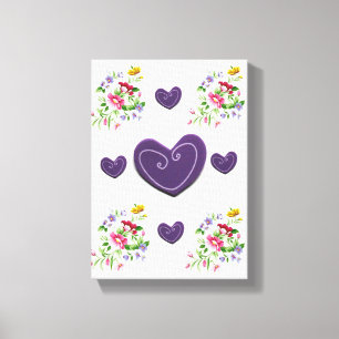 Moederdag Canvas met gerasterd Canvas