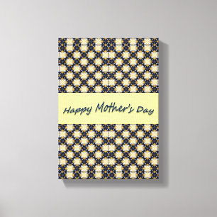 Moederdag Canvas met gerasterd Canvas Afdruk