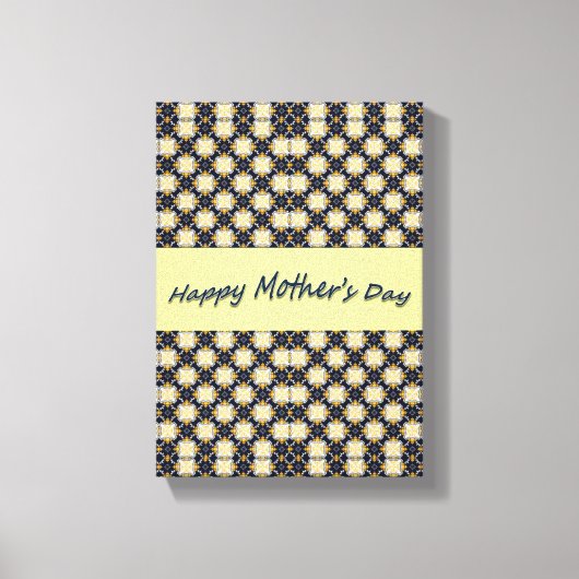 Moederdag Canvas met gerasterd Canvas Afdruk (Voorkant)