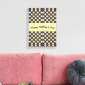 Moederdag Canvas met gerasterd Canvas Afdruk (Insitu (Woonkamer))