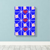 Moederdag Canvas met gerasterd Canvas Afdruk (Insitu (Houten vloer))