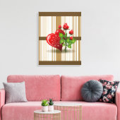 Moederdag Canvas met gerasterd Canvas Afdruk (Insitu (Woonkamer))