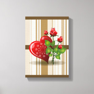 Moederdag Canvas met gerasterd Canvas Afdruk