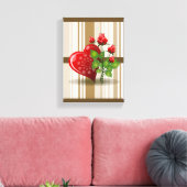 Moederdag Canvas met gerasterd Canvas Afdruk (Insitu (Woonkamer))