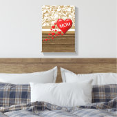 Moederdag Canvas met gerasterd Canvas Afdruk (Insitu (Slaapkamer))