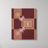 Moederdag Canvas met gerasterd Canvas Afdruk (Voorkant)