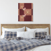Moederdag Canvas met gerasterd Canvas Afdruk (Insitu (Slaapkamer))