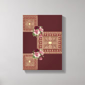 Moederdag Canvas met gerasterd Canvas Afdruk (Voorkant)