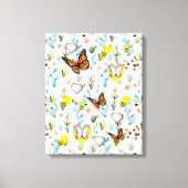 Moederdag Canvas met gerasterd Canvas Afdruk (Voorkant)