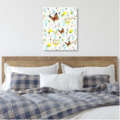 Moederdag Canvas met gerasterd Canvas Afdruk (Insitu (Slaapkamer))