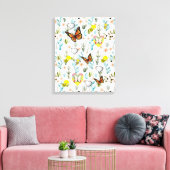 Moederdag Canvas met gerasterd Canvas Afdruk (Insitu (Woonkamer))