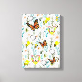 Moederdag Canvas met gerasterd Canvas Afdruk (Voorkant)