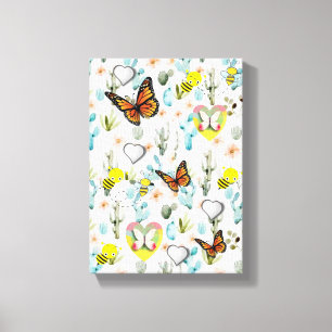 Moederdag Canvas met gerasterd Canvas Afdruk