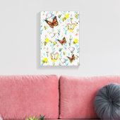 Moederdag Canvas met gerasterd Canvas Afdruk (Insitu (Woonkamer))