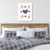 Moederdag Canvas met gerasterd Canvas Afdruk (Insitu (Slaapkamer))