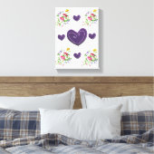 Moederdag Canvas met gerasterd Canvas Afdruk (Insitu (Slaapkamer))