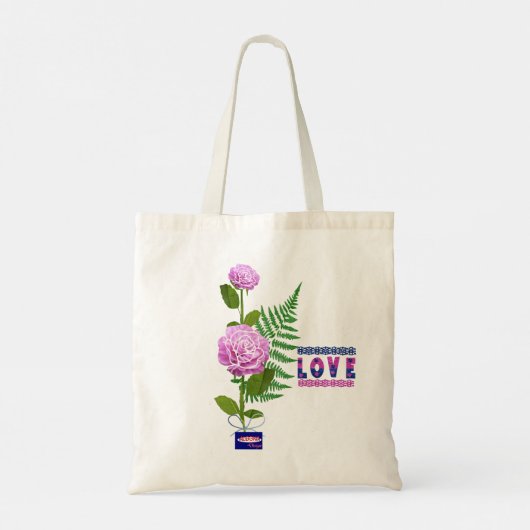 Moederdag Canvas tas (Achterkant)