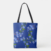 Moederdag canvas tas kleurrijk schattig modern bla (Achterkant)