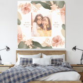 Moederdag Canvas – Voeg je foto toe aan de muur Afdruk (Insitu (Slaapkamer))