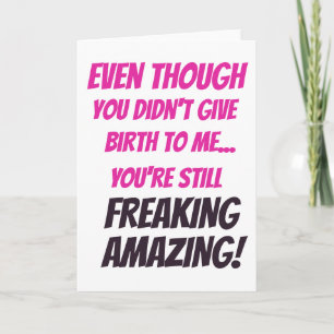 Moederdag Card Stepmam Bonus Mam Card Kaart