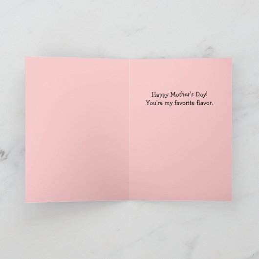 Moederdag Cartoon Ice Cream Cones Wenskaart Kaart (Binnen)