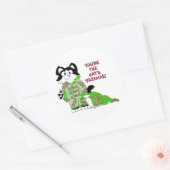 Moederdag Cartoon Kat Stickers (Envelop)