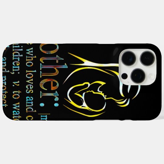 Moederdag Case-Mate iPhone case (Achterkant (horizontaal))