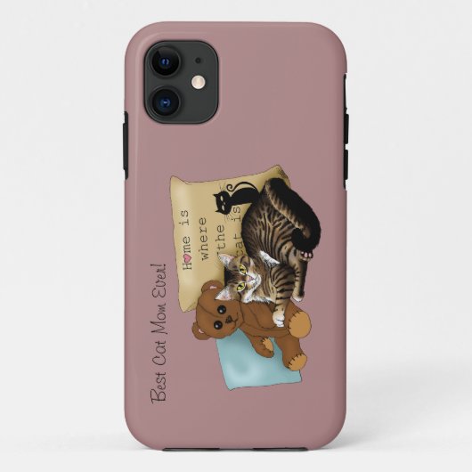 Moederdag Cat Case-Mate iPhone Case (Achterkant)