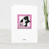 Moederdag Cat Kaart (Achterkant)