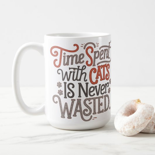 Moederdag Cat Lover Koffiemok (Met donut)