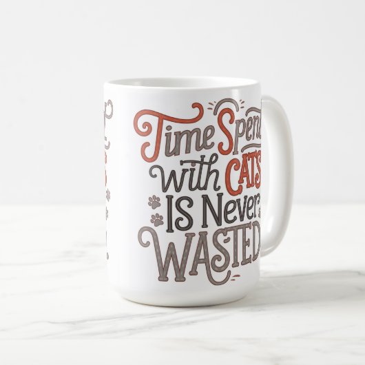 Moederdag Cat Lover Koffiemok (Voorkant rechts)