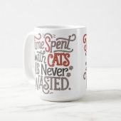 Moederdag Cat Lover Koffiemok (Voorkant links)