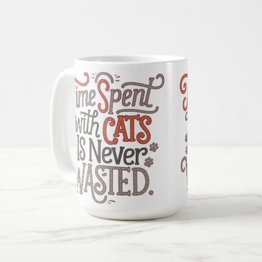 Moederdag Cat Lover Koffiemok (Voorkant links)