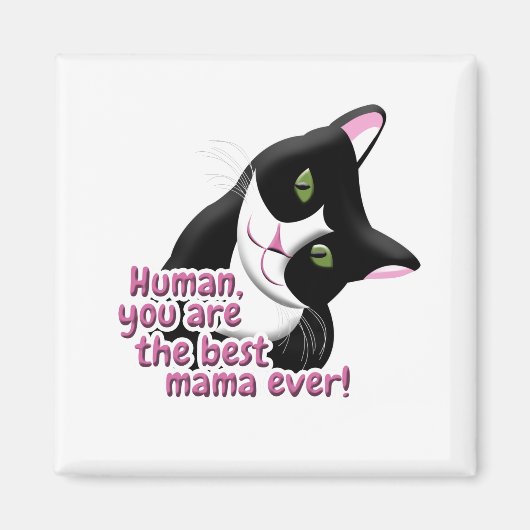 Moederdag Cat Magneet (Voorkant)