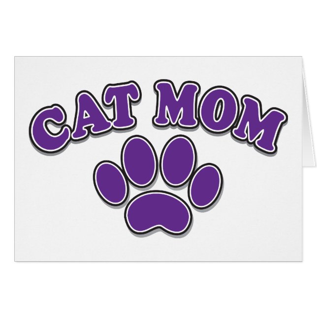 Moederdag Cat mama (Voorkant Horizontaal)